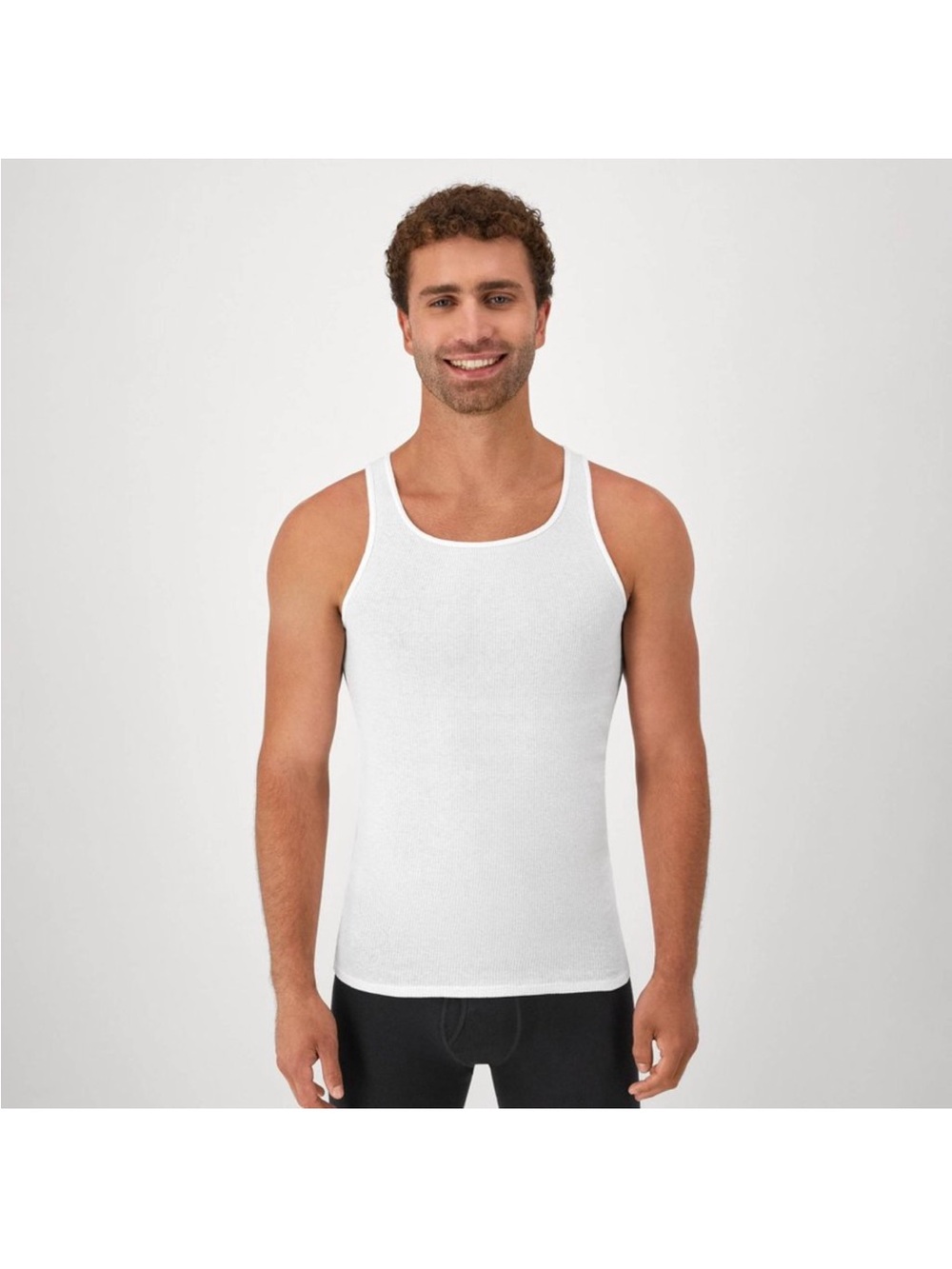 10 Men's Classic White Tank Top